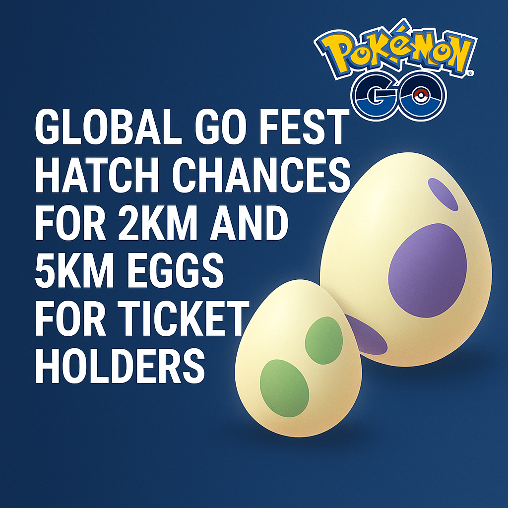 Global GO Fest 2025: Full Hatch Rates for 2km and 5km Eggs (Ticket Holders Only)